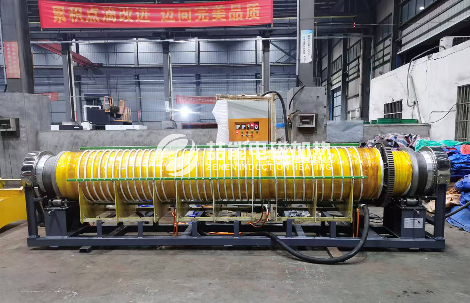 电磁回转窑煅烧矿石